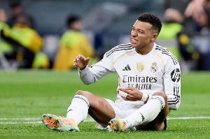 皇马“大腿”受伤！队报：皇马本赛季唯一全勤的姆巴佩出战概率低